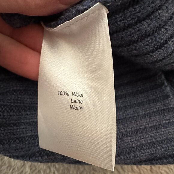 Krimson Klover 100% Wool Full Zip Jacket Sweater Women's SMALL Blue Coral - Picture 7 of 7